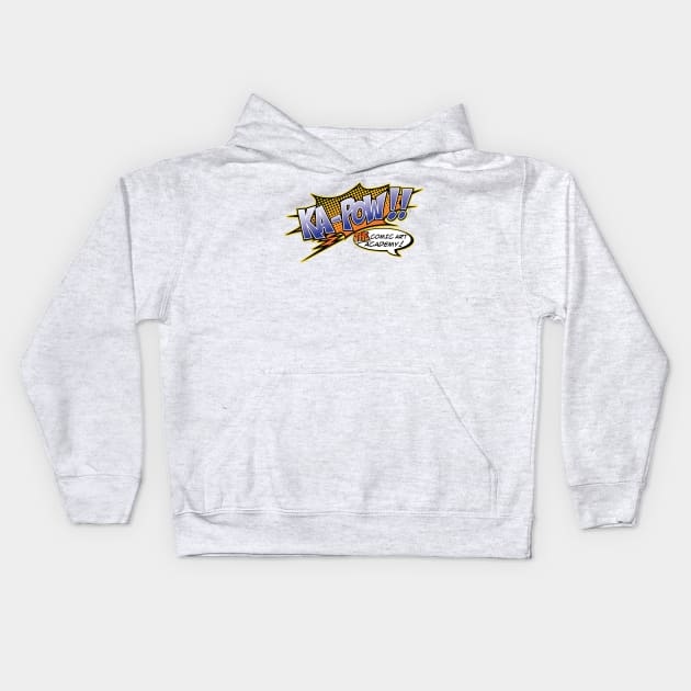 Ka-Pow!! Gold Kids Hoodie by Ka-Pow!! The Comic Art Academy